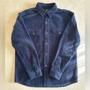 Uniqlo Navy Blue Shirt Jacket